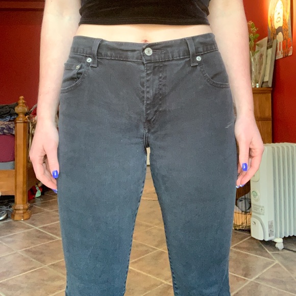 550 Bootcut Black Levi Jeans - Picture 6 of 6